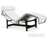 Picture of LC4 Chaise Lounge - Italian Leather (White)