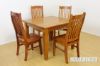 Picture of HERITAGE Square 100 5PC Solid Pine Dining Set