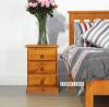 Picture of HERITAGE 3 DRW Bedside Table *Solid Pine