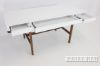 Picture of ARCTIC 165 High Gloss Solid Ash Wood Office Desk with 3 Drawers
