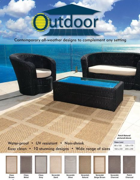 Outdoor Rug Range Belgium Made