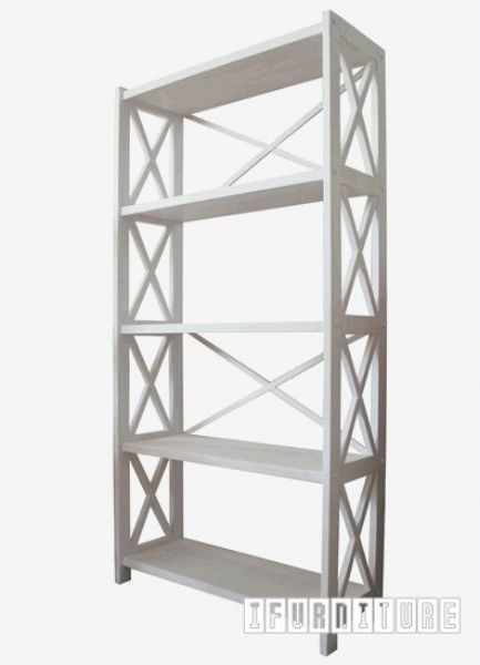 Picture of JENNEY Shelf  5 Tier White Wash