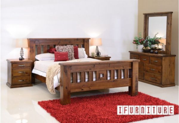 Picture of FEDERATION 4PC/5PC/6PC Bedroom Combo *Rustic Pine