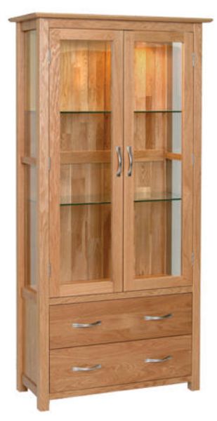 Picture of NEWLAND Solid Oak Display Cabinet