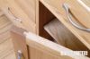 Picture of NEWLAND Solid Oak Low Wide Book Shelf