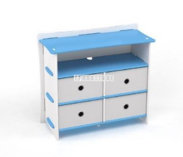 Picture of Legare Blue Dressing Table in 3 Colour By Legaré *Tool Free -Without Mirror