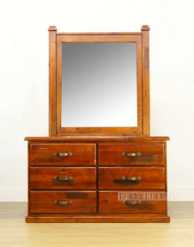 Picture of CALINGTON Rustic Dressing Table & Mirror