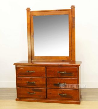 Picture of CALINGTON Rustic Dressing Table & Mirror