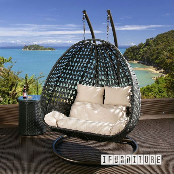 ARCHITECT Double Seat Rattan Hanging Egg Chair