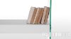 Picture of LENZO Glass Display Shelf in White Gloss