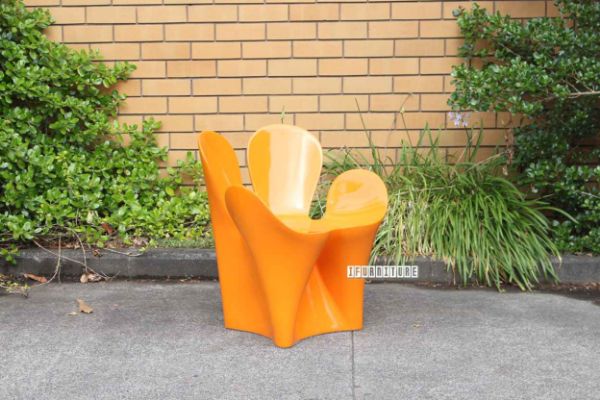 Picture of REPLICA CLOVER Chair (Fiber Glass) - Orange
