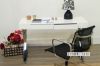 Picture of LONGITUDE Cross Leg White Gloss Desk