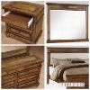 Picture of ARIELLE Queen Size Bed *Oak & Natural Slates