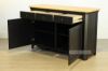 Picture of CHATEAU French Style Solid Oak 3 Drawer 2 Door 138 Sideboard *Dark