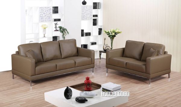 Picture of Eden 3+2 Sofa Range in Dark Brown color