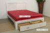 Picture of BRENNA White Wash Oak Bed in Queen Size *Panel Headboard
