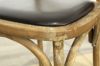 Picture of CROSS BACK Oak Dining Chair *Black PU