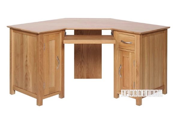 Picture of NEWLAND Solid Oak Corner Desk
