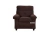 Picture of Alicia Sofa in Light & Dark Brown Velvet Fabric