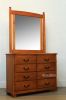 Picture of AUGUST Solid Pine Dressing Table with Mirror