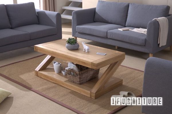 Picture of ZEST Z Shape Coffee Table *Solid Oak
