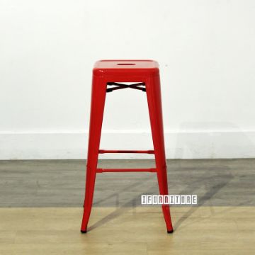 Picture of TOLIX Replica Bar Stool *Red H75