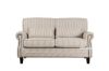 Picture of NORAH Sofa with CELERY (Narrow Pencil Stripes) Design Fabric