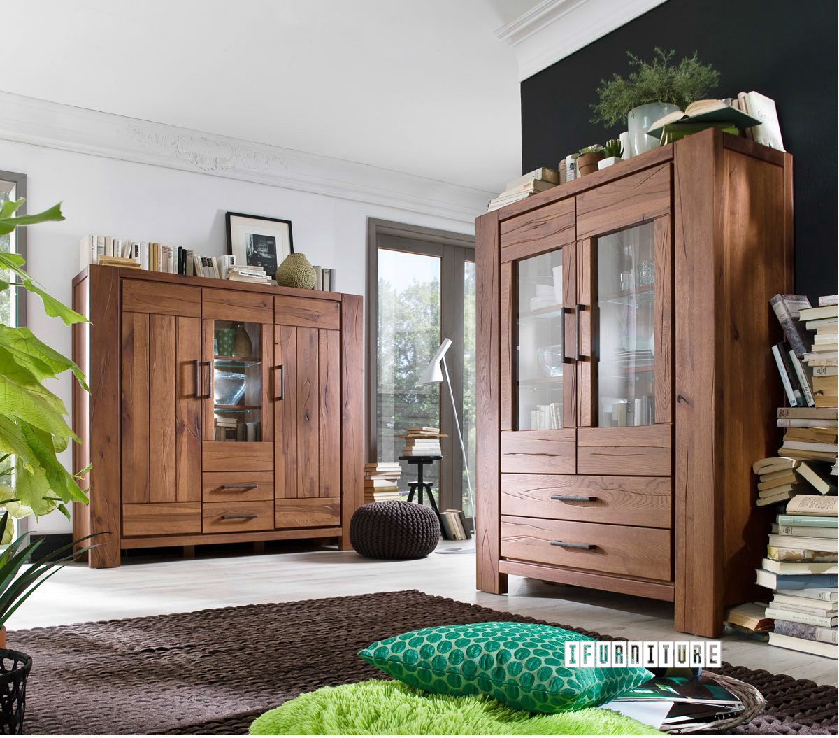 CARDIFF 206 Sideboard (Solid European Wild Oak & Made in Europe)