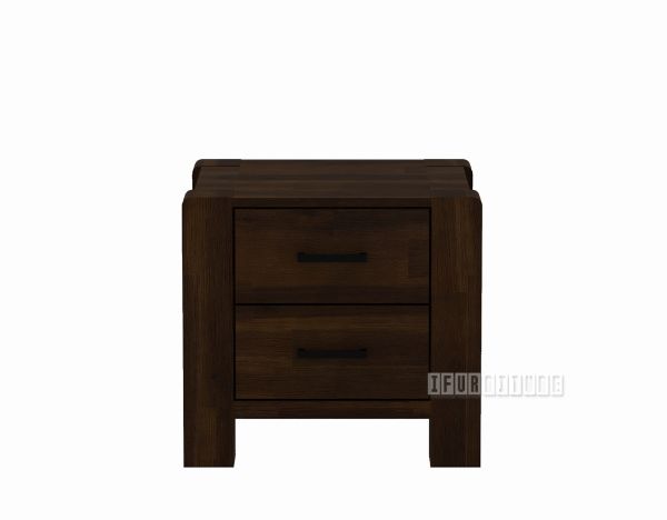 Picture of LARRY Acacia 2 Drawer Bedside