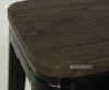 Picture of TOLIX Replica Bar Stool H76 with Rustic Elm Seat