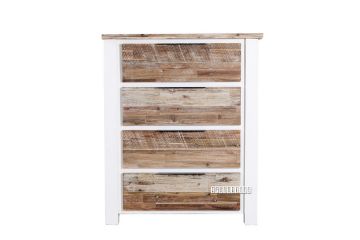 Picture of CHRISTMAS 4-Drawer Solid Acacia Wood Tallboy