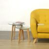 Picture of PARIS 1+1 Side Table Set*Solid Oak Legs