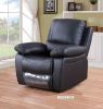 Picture of ABINGTON Reclining Genuine Leather Sofa (Black)