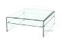 Picture of MURANO Bent Glass Square Coffee Table