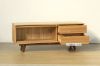 Picture of WOODLAND Solid Oak 160 TV Unit