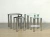 Picture of STUDIO Glass Nest Table *Clear Glass