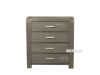 Picture of PHILIPPE Acacia 4 Drawer Tallboy *Silver Grey