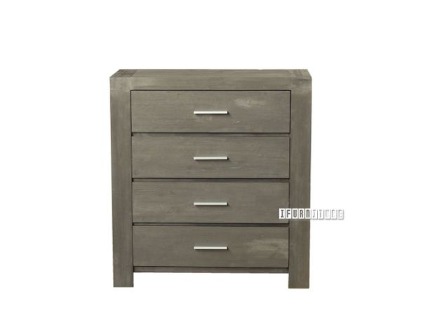 Picture of PHILIPPE Acacia 4 Drawer Tallboy *Silver Grey