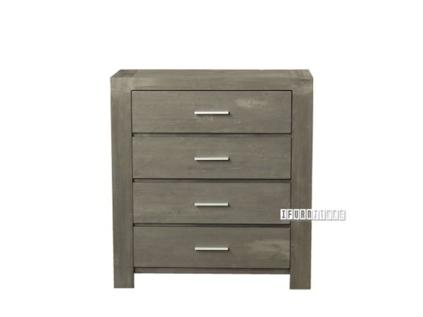 Picture of PHILIPPE Acacia 4-Drawer Tallboy (Silver Grey)