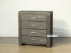 Picture of PHILIPPE Acacia 4 Drawer Tallboy *Silver Grey