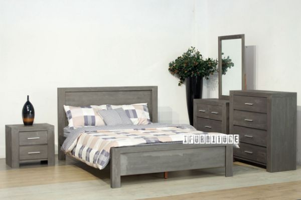 Picture of PHILIPPE Acacia Bedroom Combo in Queen Size *Silver Grey