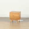 Picture of HELSINKI Solid Oak 2D Bedside Table