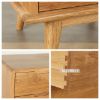 Picture of HELSINKI Solid Oak 2D Bedside Table