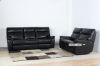Picture of BATTERSEA Electrical Recliner 100% Genuine Leather Lounge Suite *Black