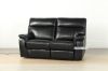 Picture of BATTERSEA Electrical Recliner 100% Genuine Leather Lounge Suite *Black