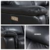 Picture of BATTERSEA Electrical Recliner 100% Genuine Leather Lounge Suite *Black