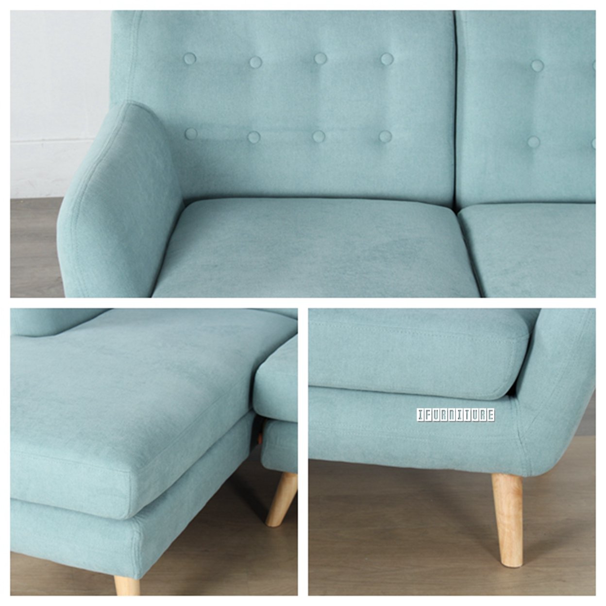 CARINE Corner Sofa *Light Green