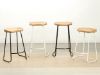 Picture of LUBAN Bar Stool with Ash Seat