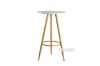 Picture of OSLO Matt White Bar Table
