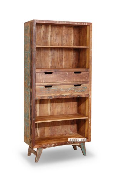 Picture of MALMO Solid Recycled Wood Book Shelf
